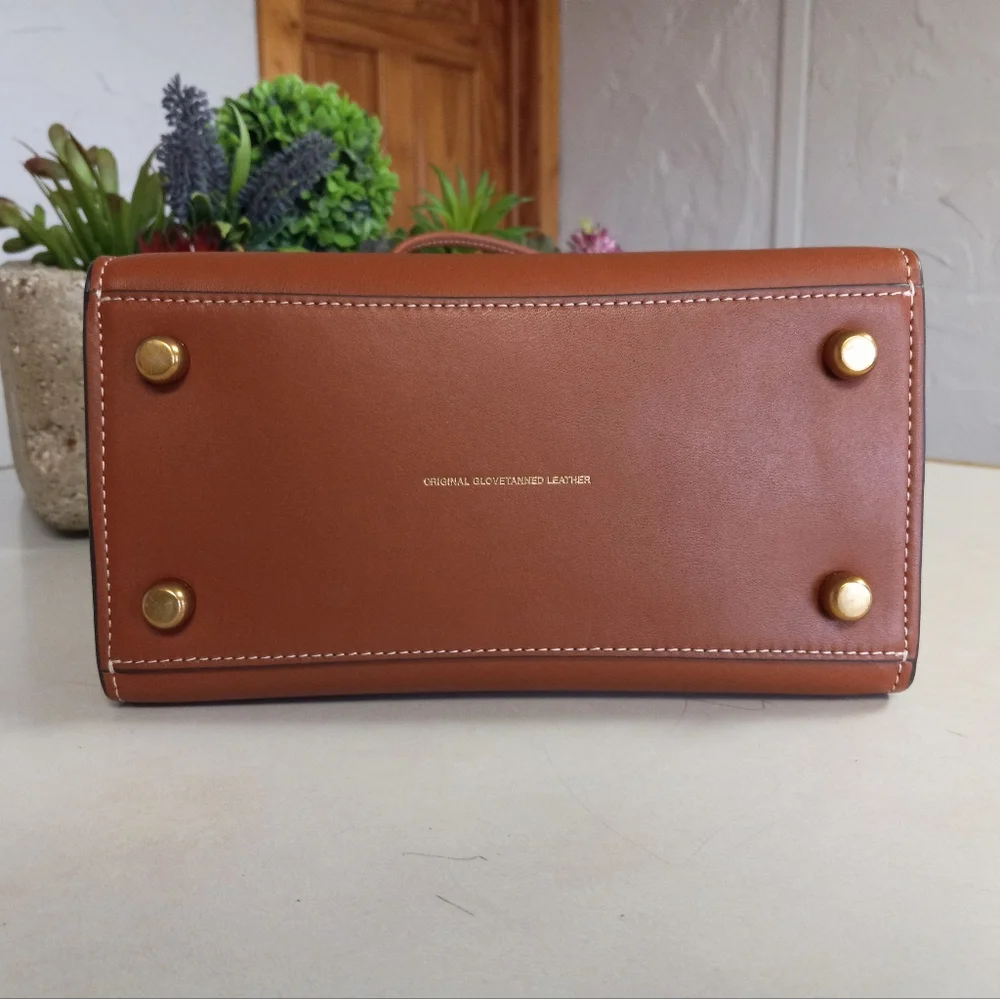 Cashin Carry Bag 22 With Trompe L'oeil Print, Saddle Multi 2022 Runway